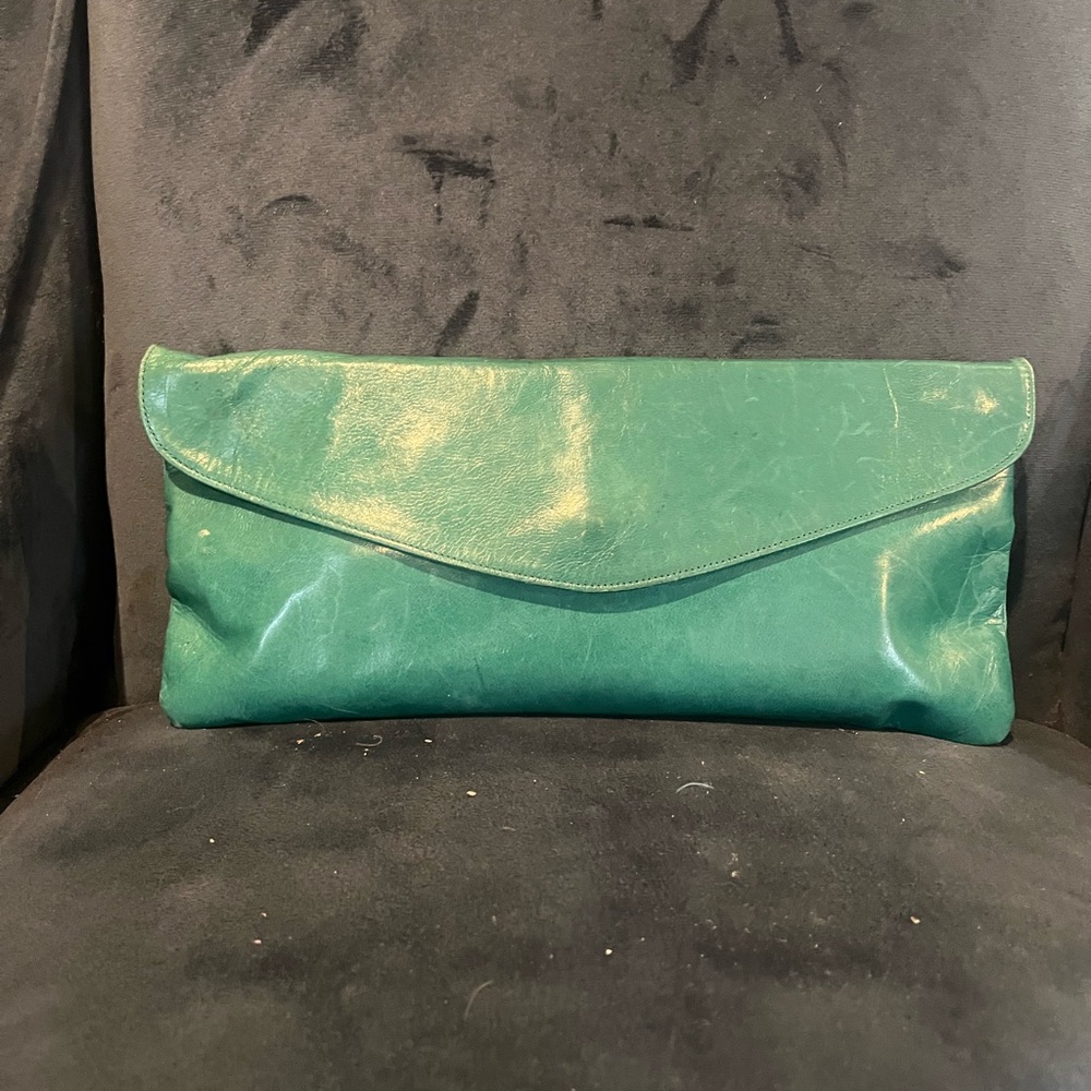 Elegant Green Clutch Bag